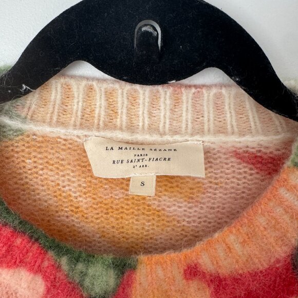 Sèzane | May Jumper Sweater in Orange Floral - Picture 5 of 6